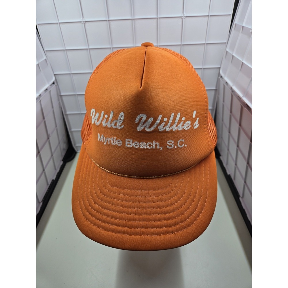 Myrtle Beach Trucker Hat Vintage Wild Willie's Adjustable South Carolina